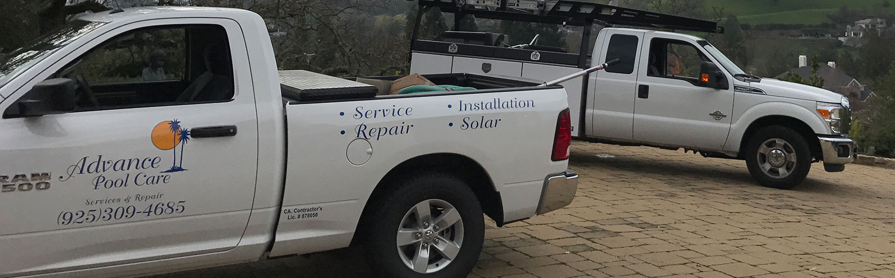 Advance Pool Care service truck